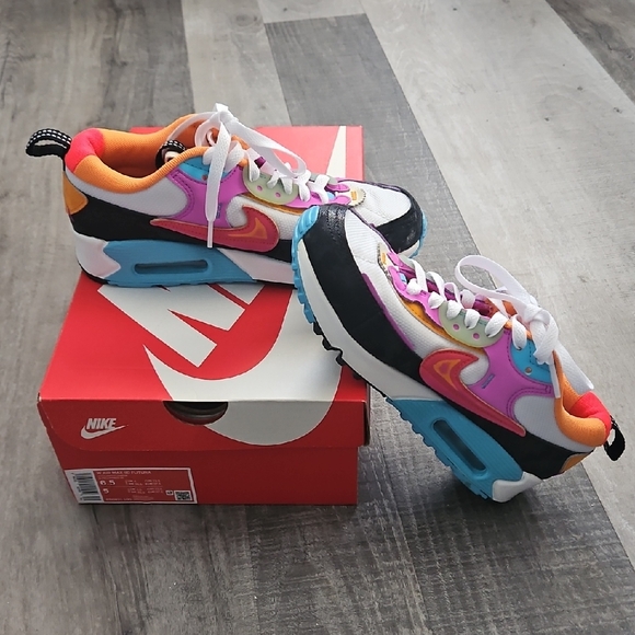 Nike Multicolor Air Max 90 Futura Sneakers - Picture 1 of 7